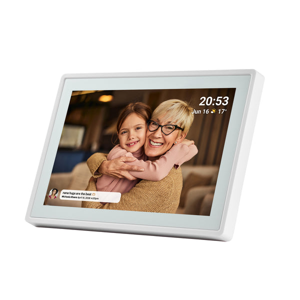 OnePlace Smart WIFI Photo Frame - 10.1" White
