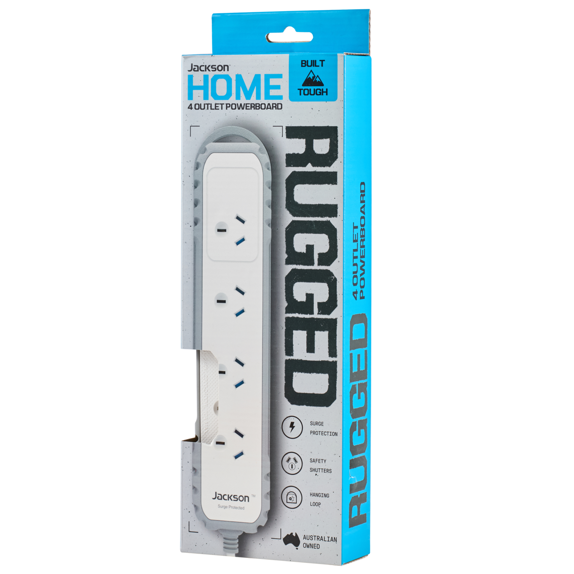 Rugged Home 4 Outlet Powerboard